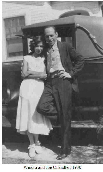 Winora and Joe Chandler, 1930