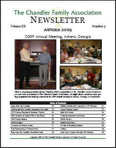 Click here to download Autumn 2009 Newsletter