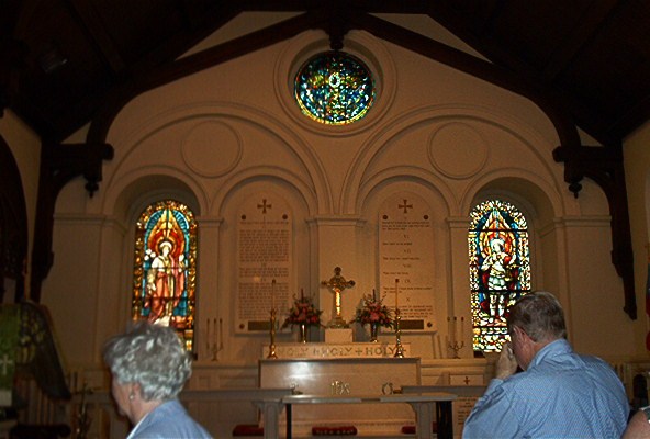 Inside St. John's Episcopal Church